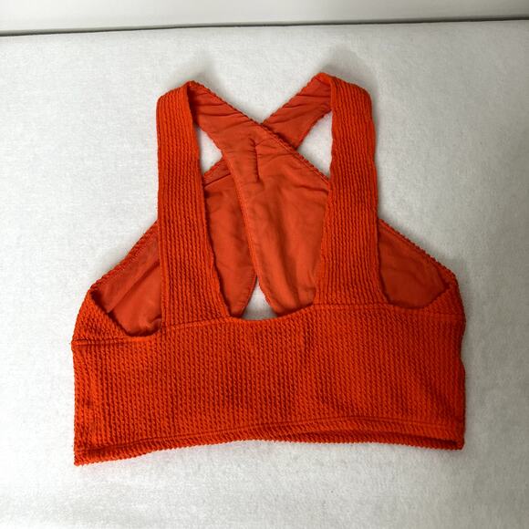 Urban Outfitters Orange Cross Cutout Crop Top - Picture 5 of 8